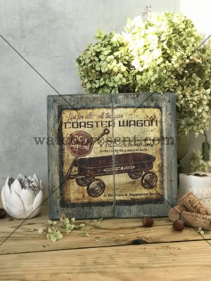 Coaster wagon (настенное панно из дерева)